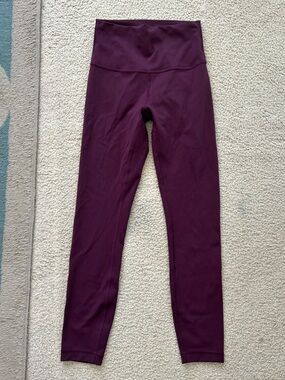 Lululemon 25” Leggings in Maroon